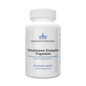 liposomal glutathione capsules bottle