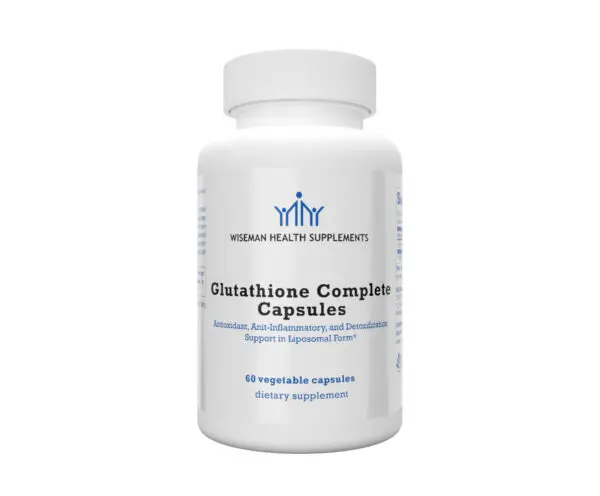 liposomal glutathione capsules bottle